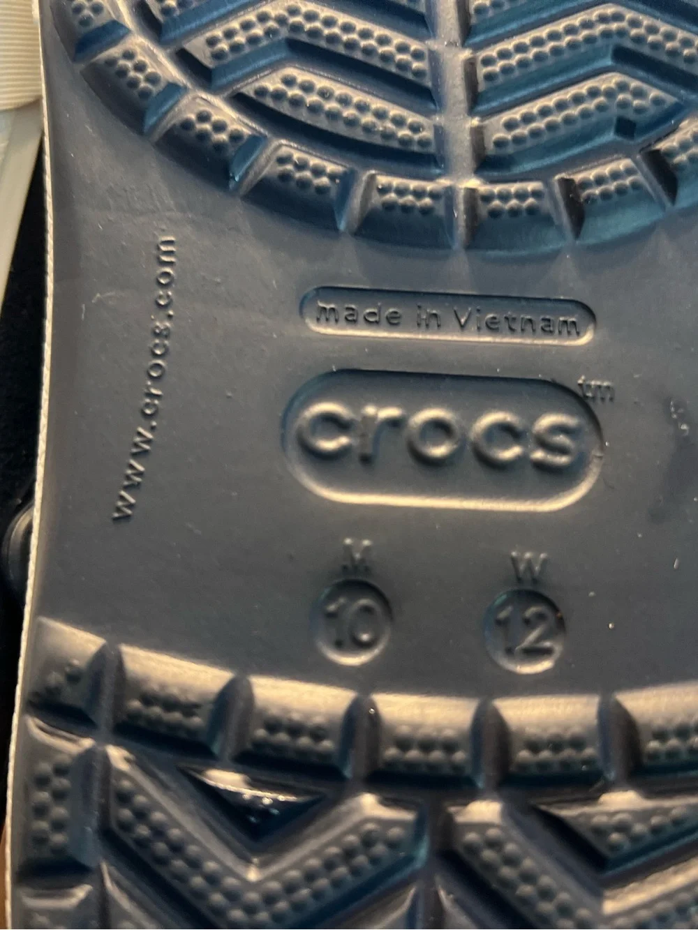 CROCS Navy and White Sport Clog